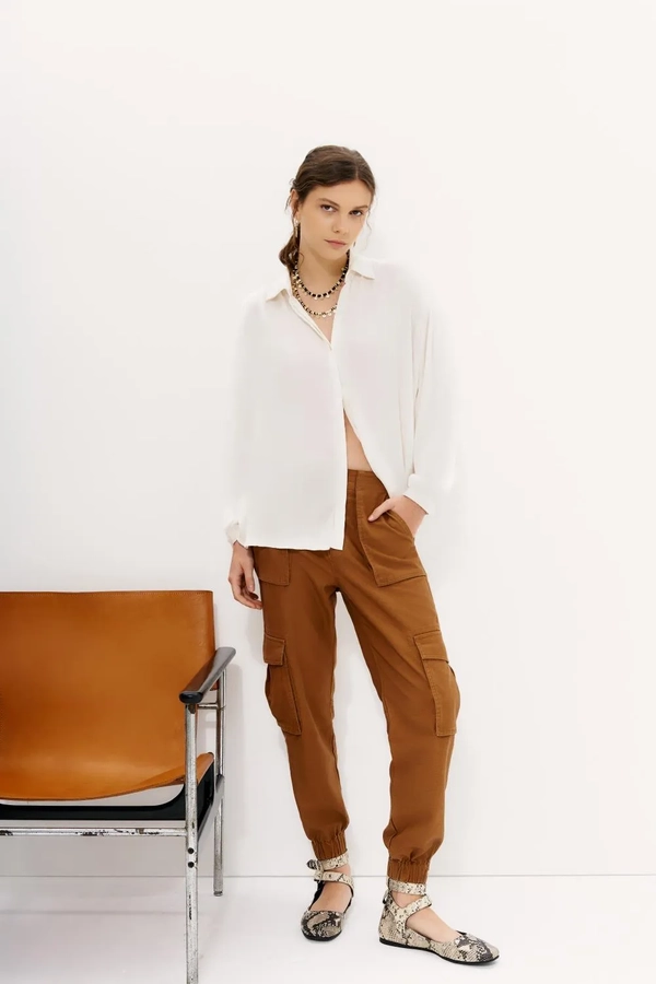 camisa lina sandwash