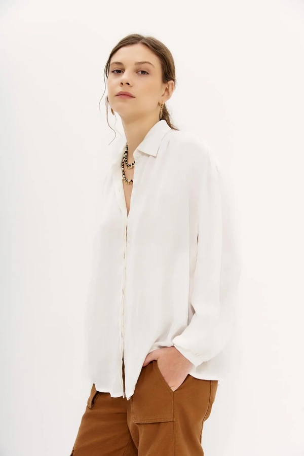 camisa lina sandwash