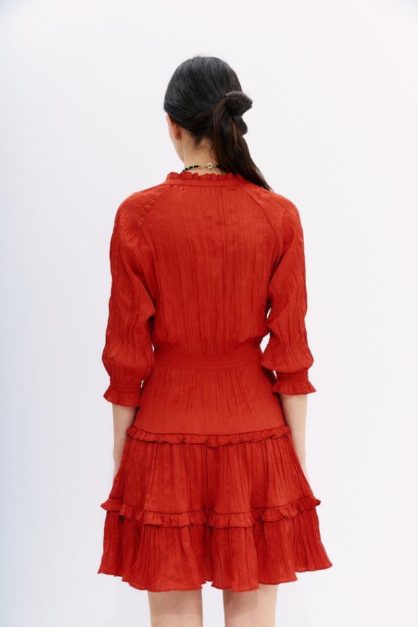 vestido josephine crinkle