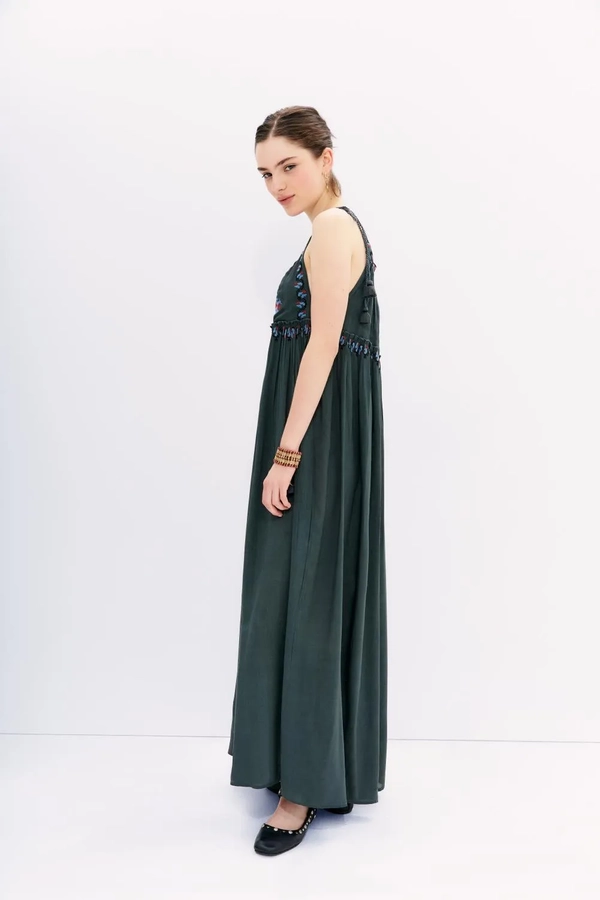 vestido gate long