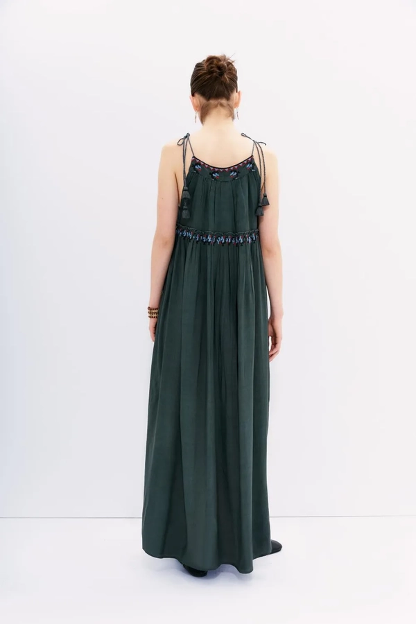 vestido gate long