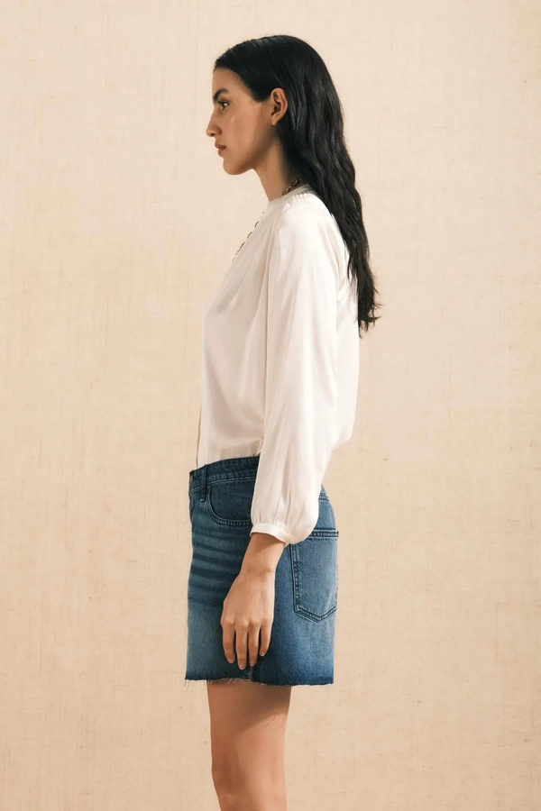 bermuda flare denim