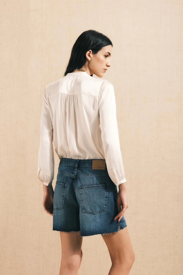 bermuda flare denim