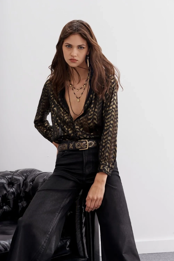 camisa hiroko jacquard