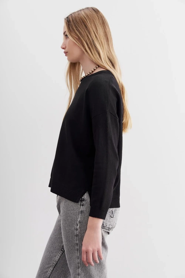 sweater brik plain