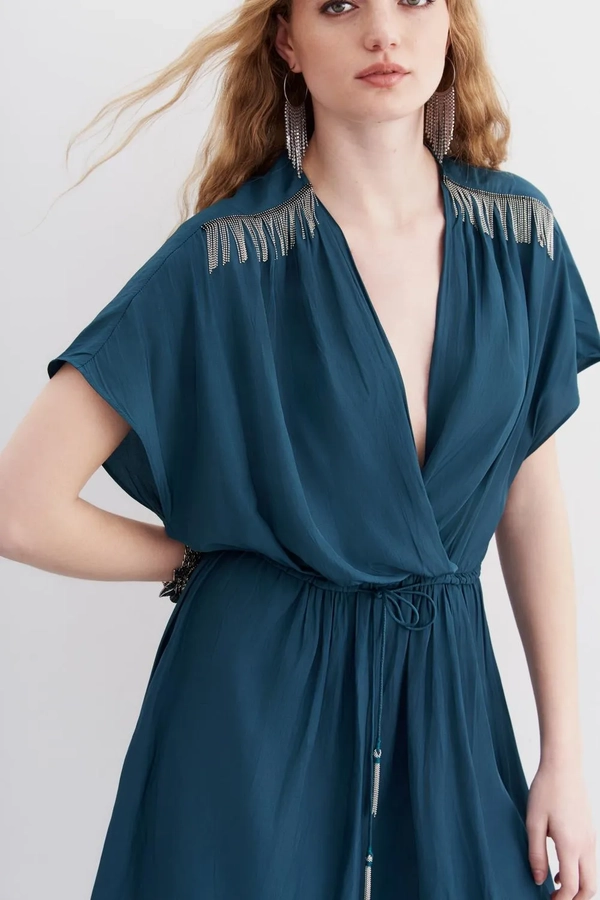 vestido angie chain