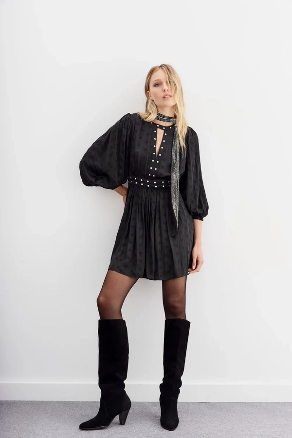 vestido onix short