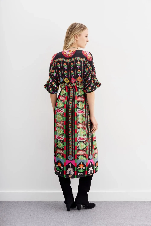 vestido buganda paisley
