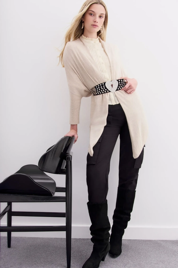 cardigan throw