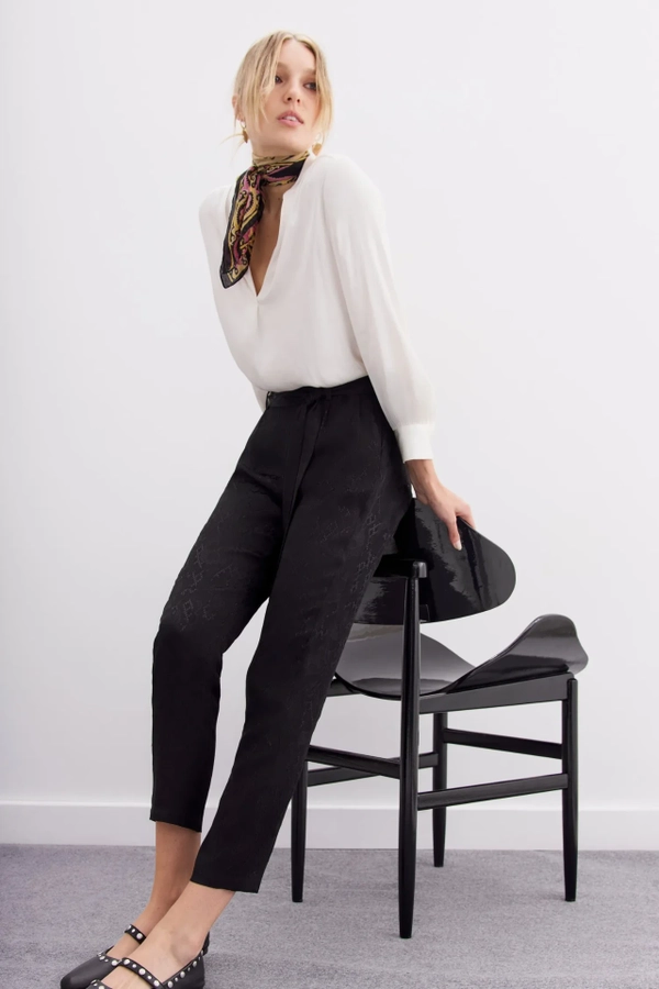 pantalon depeche jacquard