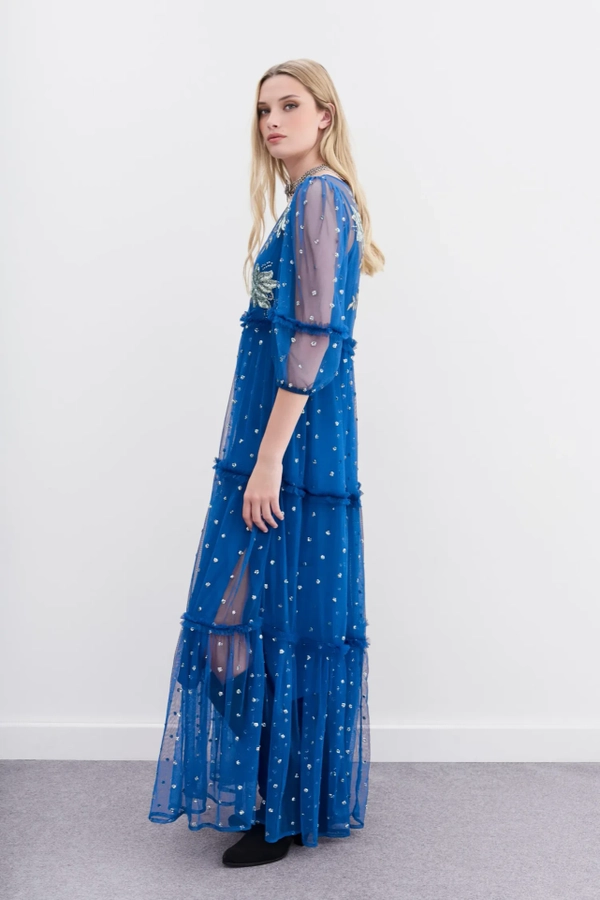 vestido shiki turquoise