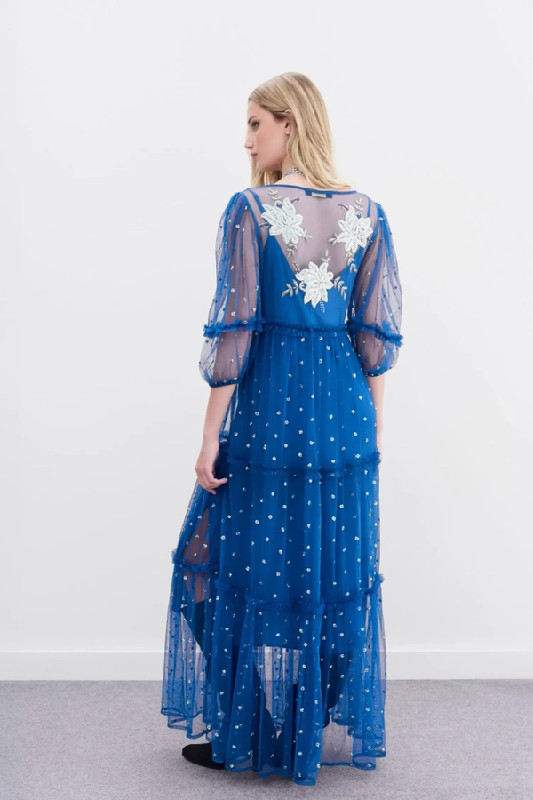 vestido shiki turquoise