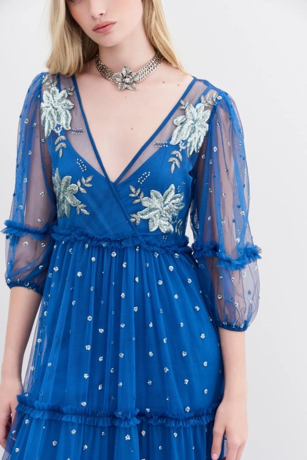 vestido shiki turquoise