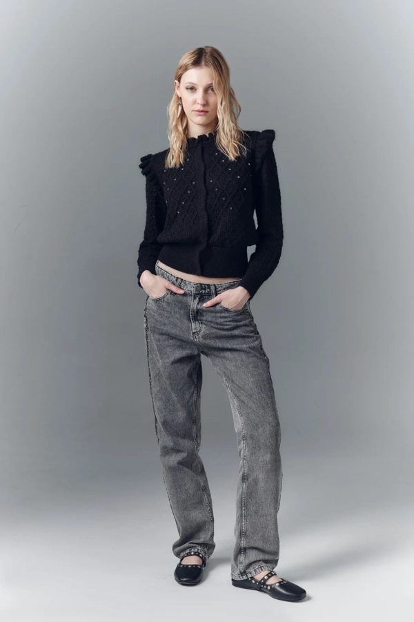 jean joe black studs