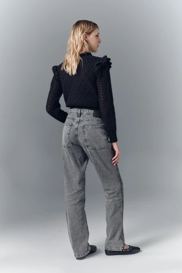jean joe black studs