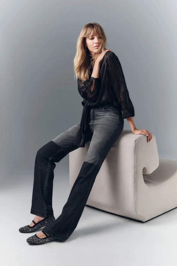 jean boho black