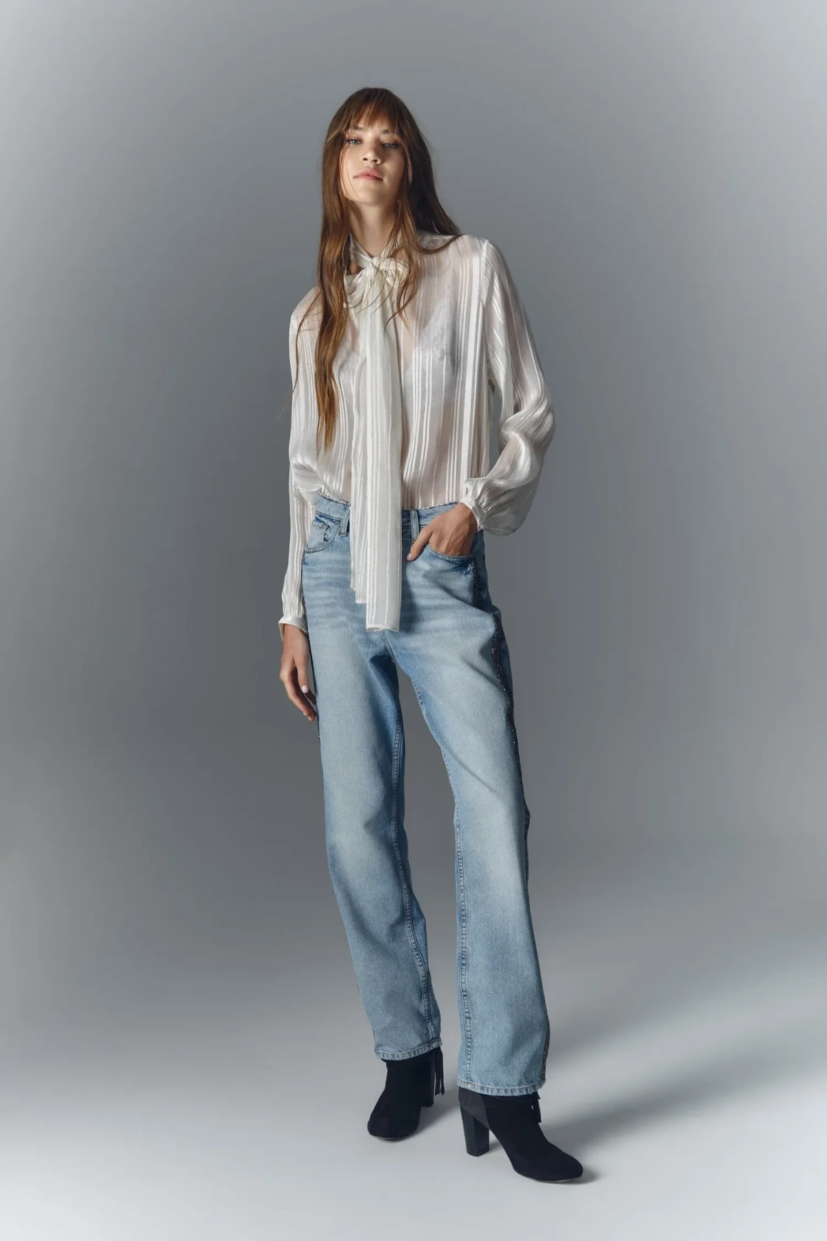 jean joe blue studs