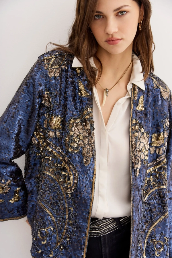 kimono indigo shine