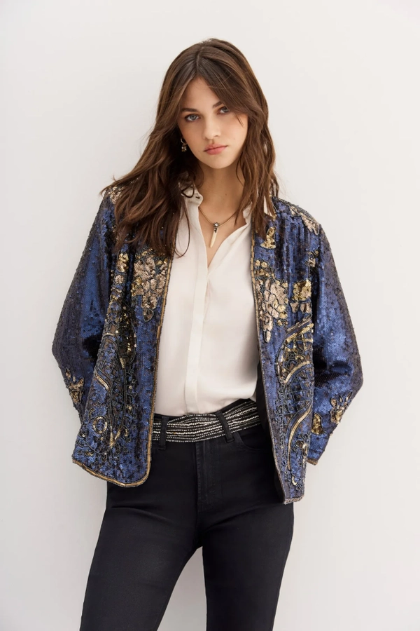 kimono indigo shine