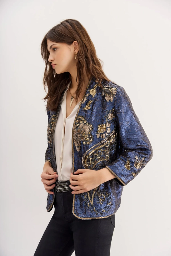 kimono indigo shine