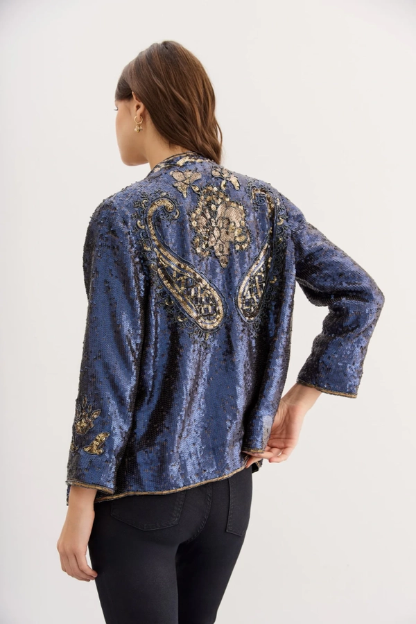 kimono indigo shine