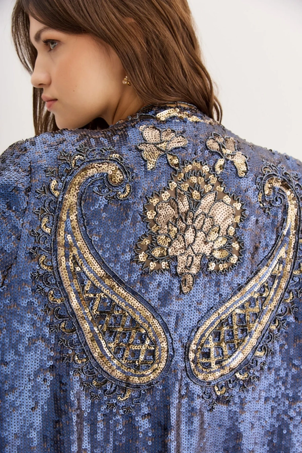kimono indigo shine