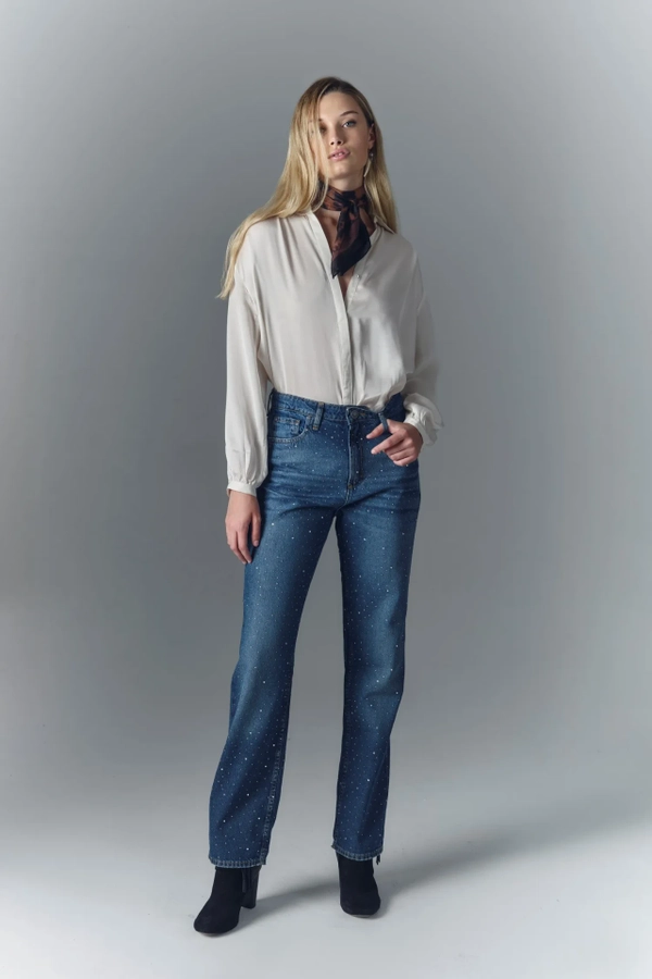 jean joe shiny blue