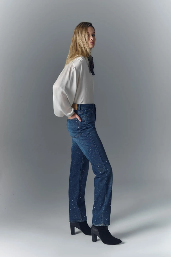 jean joe shiny blue