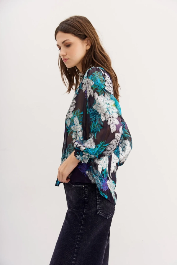 camisa gina lurex