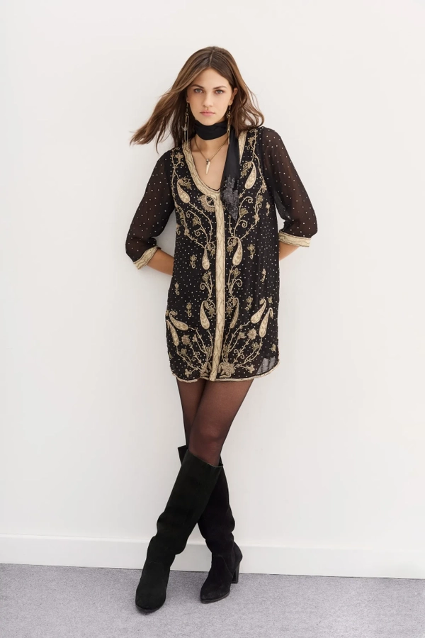 vestido avellana amatista