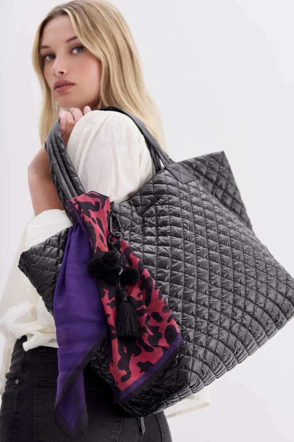 cartera tote big matelase