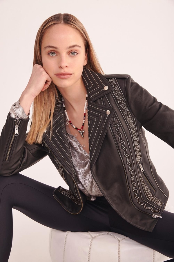 CAMPERA CHRISTIANE CUERO