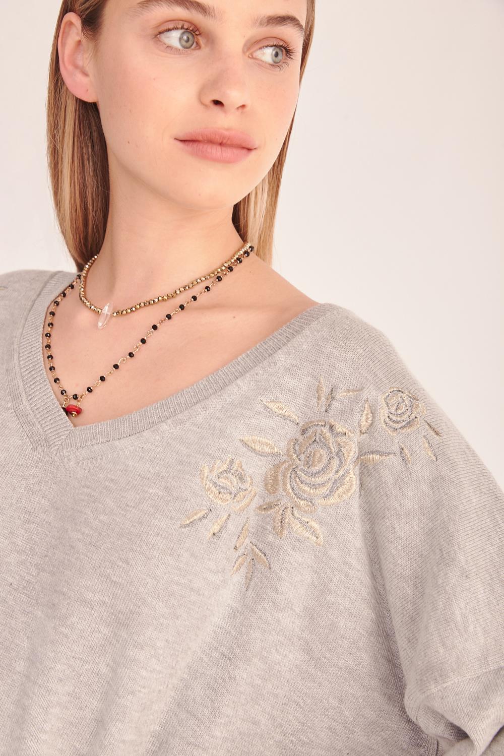 sweater leva rose