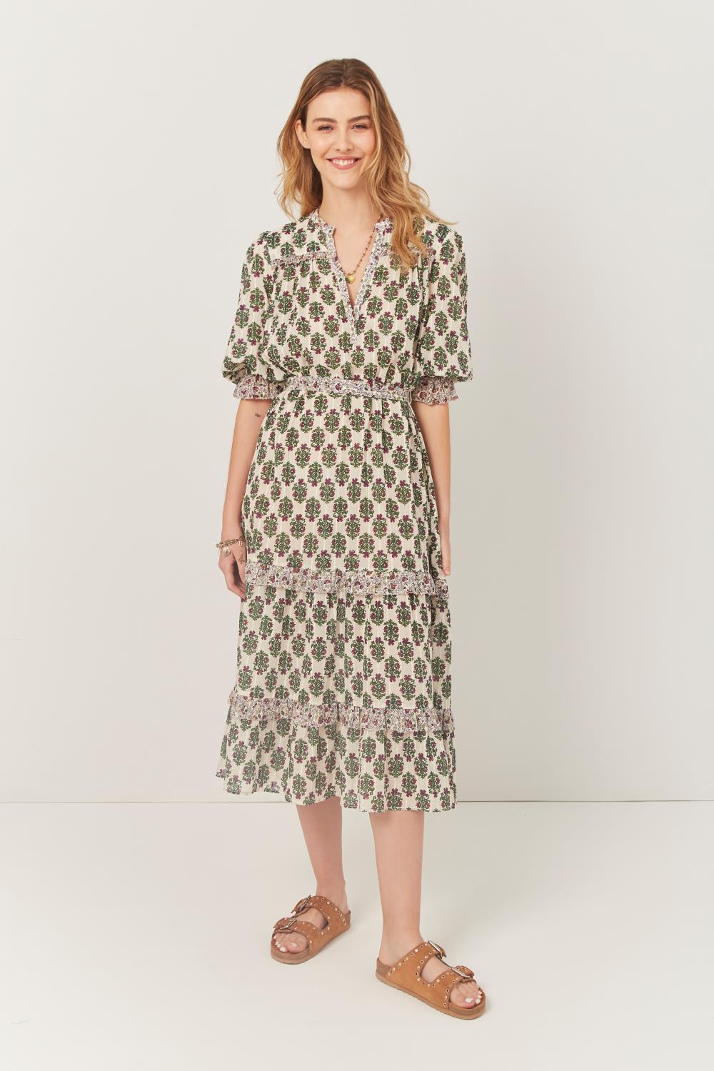 Vestido Paisley Flora