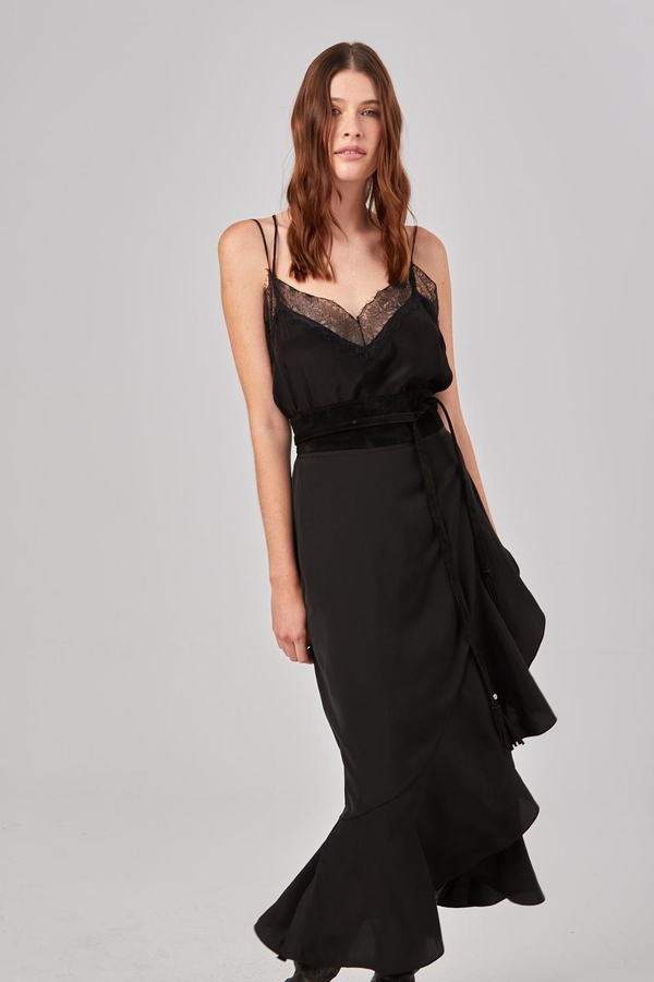 FALDA LONG PLAIN JX