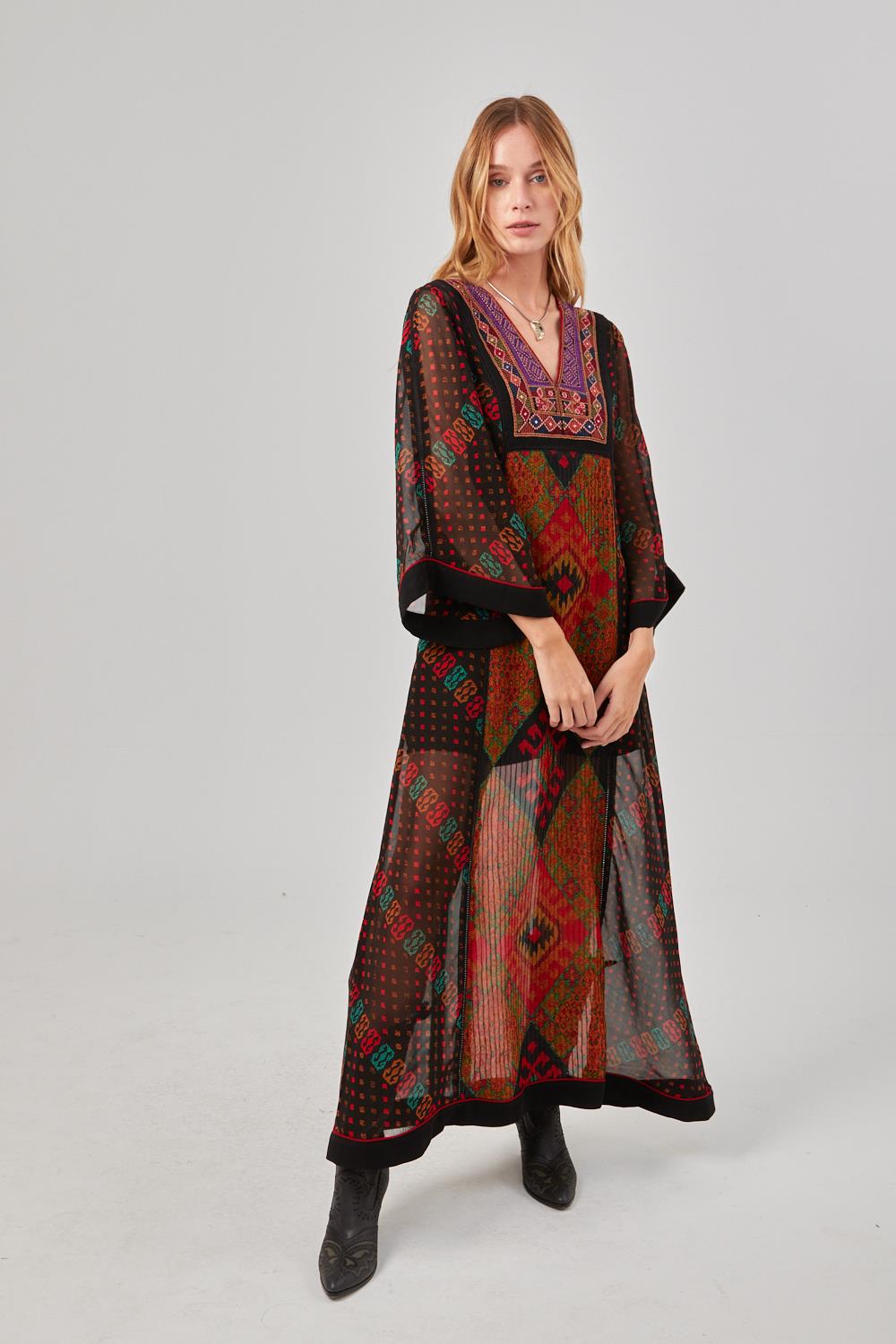 Vestido Manu Ani Print