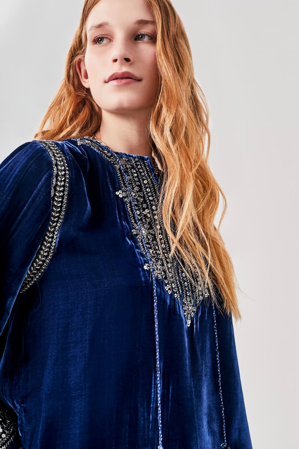 Camisa Gandha Velvet