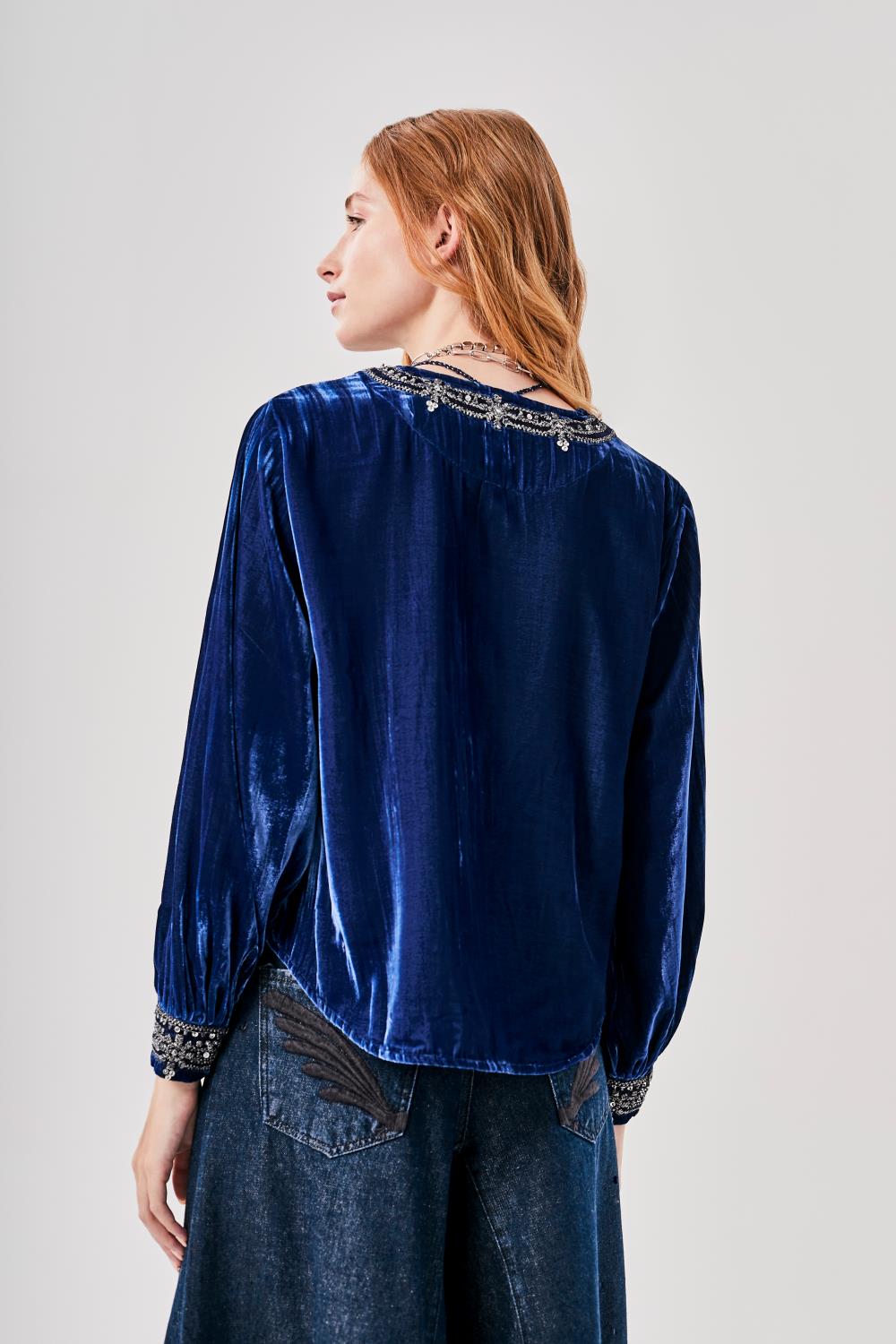 Camisa Gandha Velvet