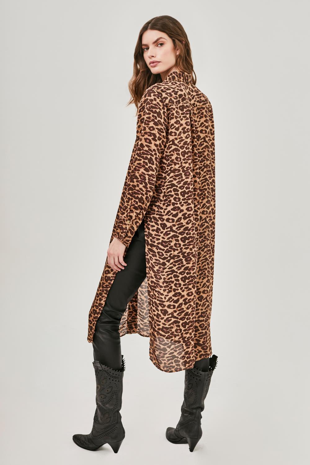 Camisa Gunjeet Leopard