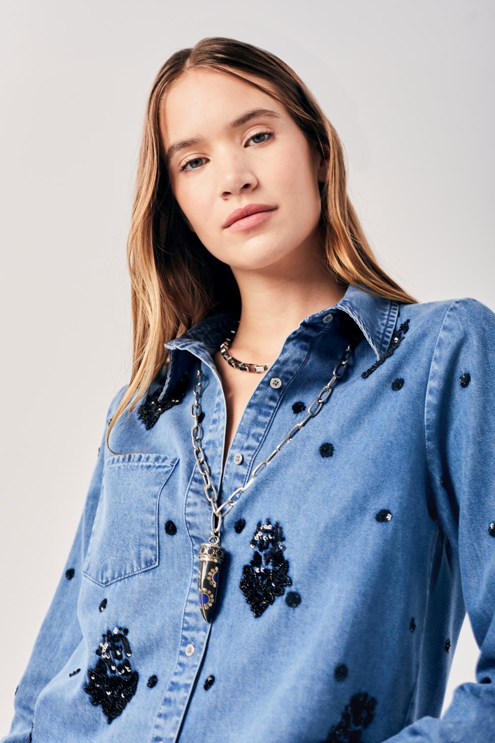 Camisa Metal Paisley