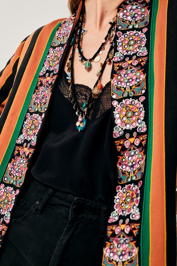 SACO IKAT BLOODSTONE