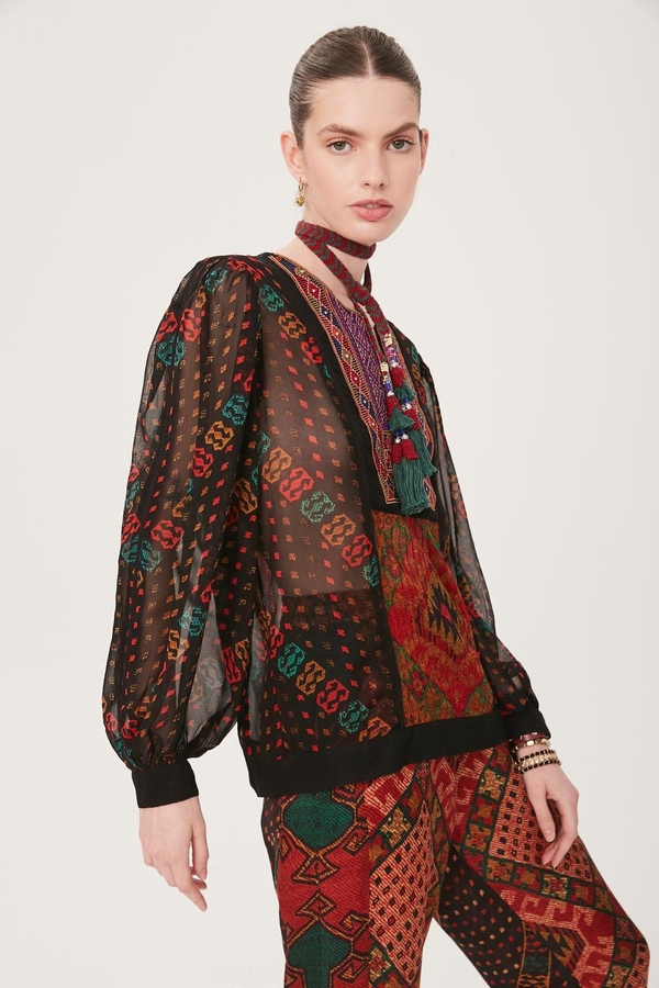 Camisa Gandha Ani Print