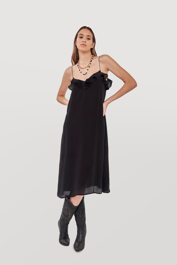 VESTIDO LENCERO VOLADOS D
