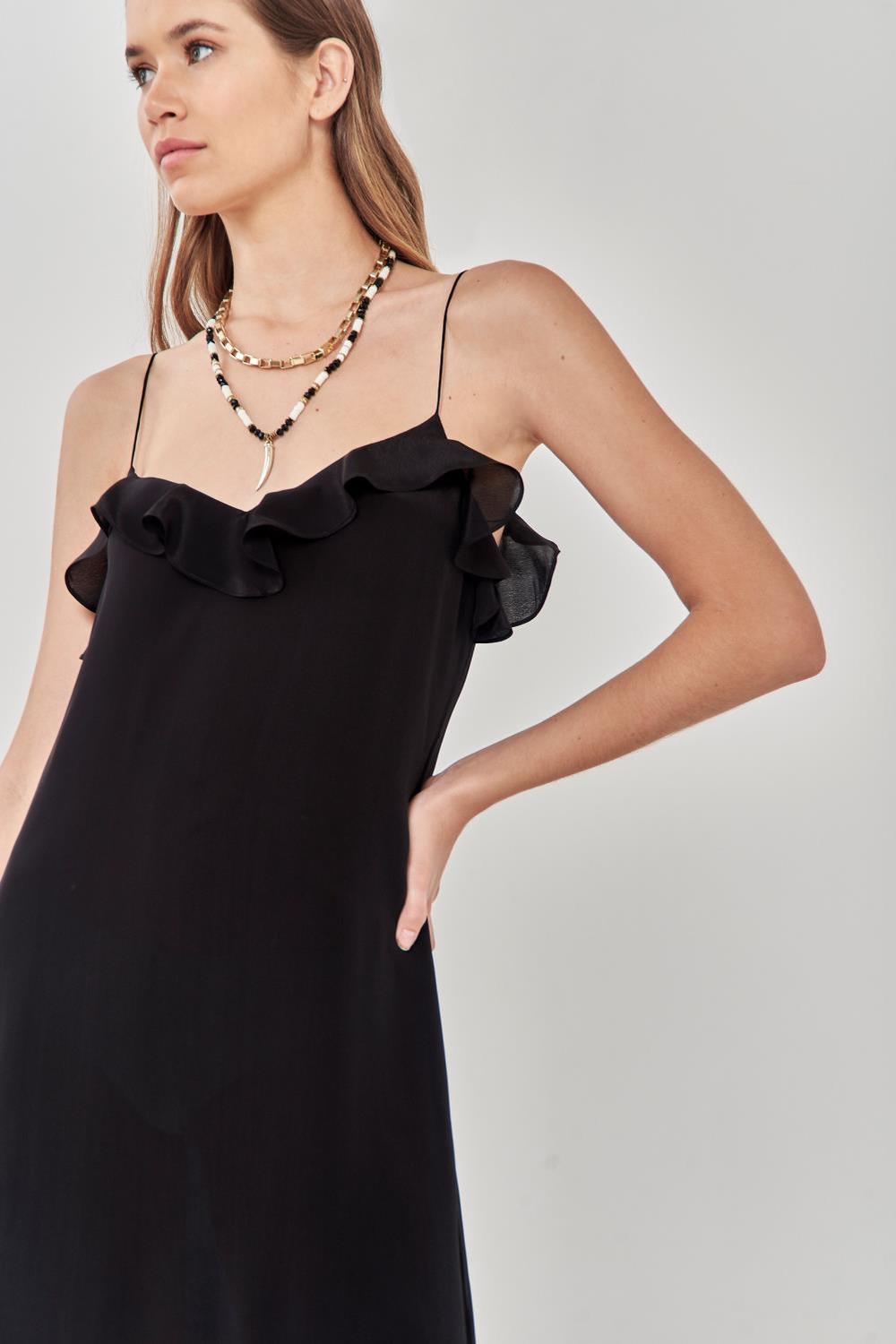 Vestido Lencero Volados