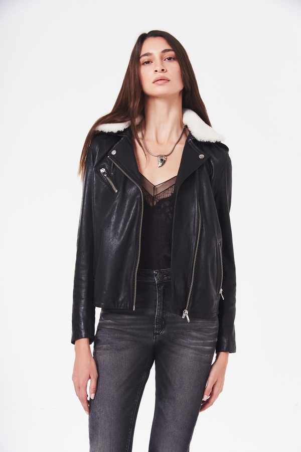 campera aviator cuero