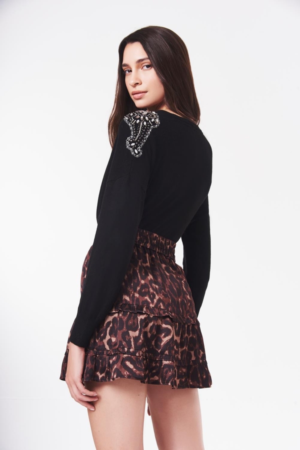 falda minina short animal