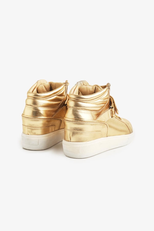 zapatilla bow golden