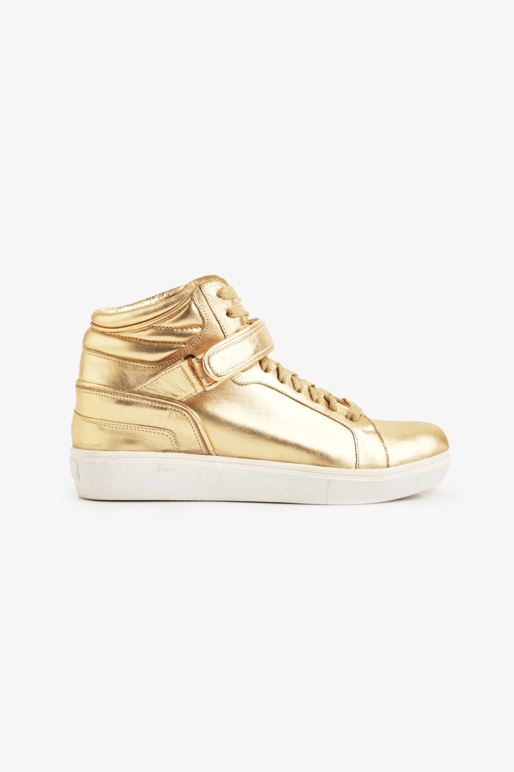 zapatilla bow golden
