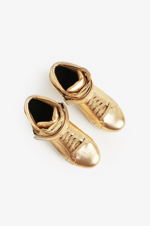 zapatilla bow golden