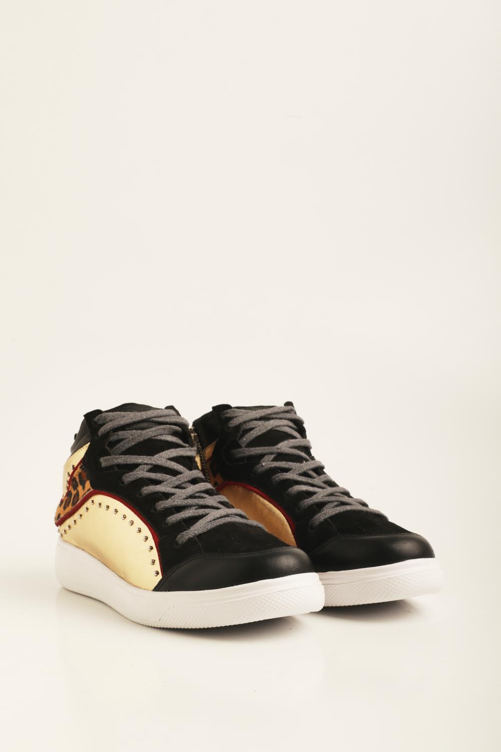zapatilla rithym zip gold